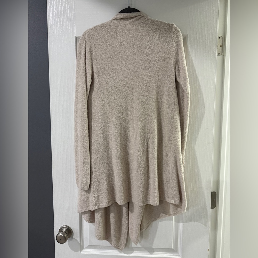 Barefoot Dreams Cream Open Front Sweater Size Small/Medium S/M - Picture 6 of 6